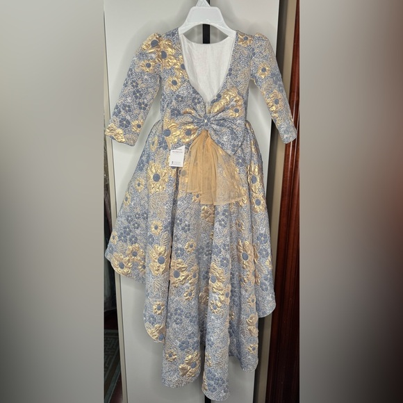 Handmade Elegant Floral Dress - Picture 2 of 3